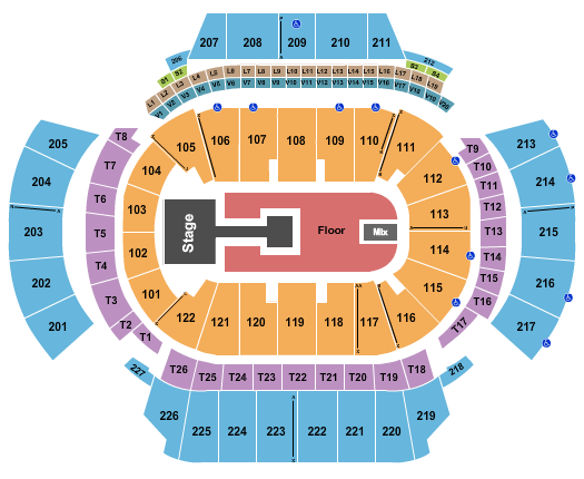 State Farm Arena - GA Seating Chart: Dua Lipa