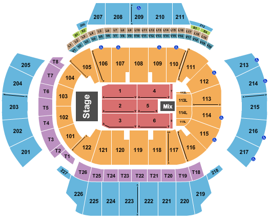 Forum Seating Chart Eagles