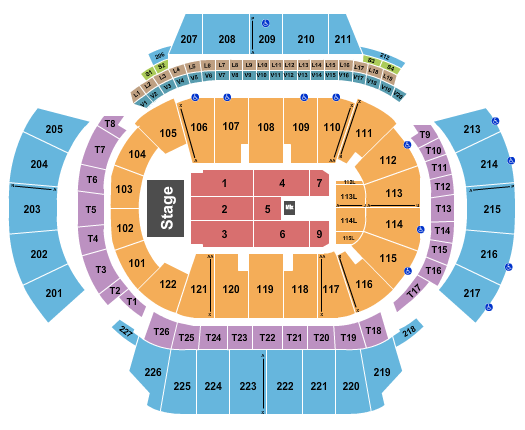 State Farm Arena - GA Seating Chart: Endstage 10