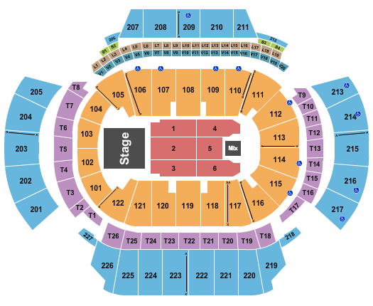 State Farm Arena - GA Seating Chart: Endstage 4