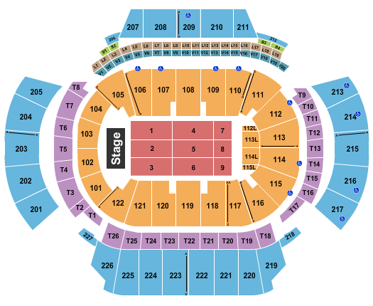 State Farm Arena - GA Seating Chart: Endstage 5