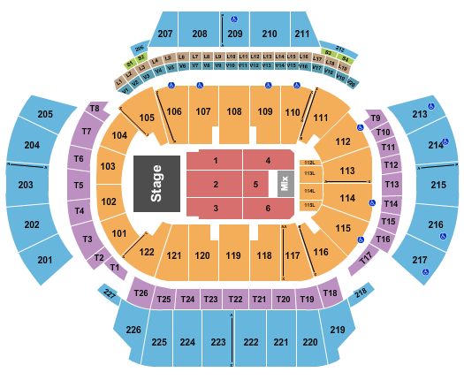 State Farm Arena - GA Seating Chart: Endstage 7