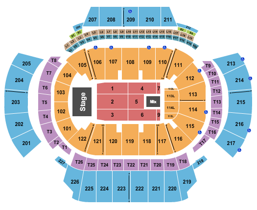 State Farm Arena - GA Seating Chart: Endstage 8