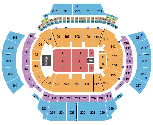 State Farm Arena - GA Seating Chart: Endstage 9