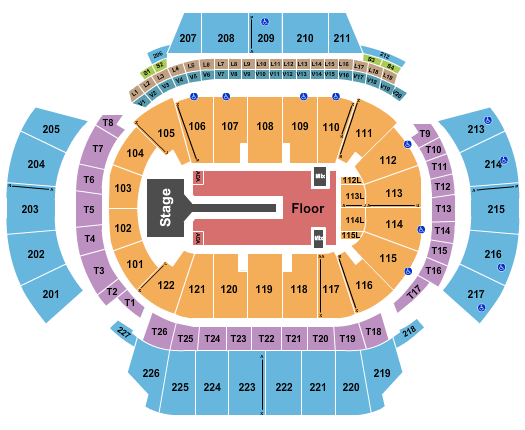 State Farm Arena - GA Seating Chart: Florence and The Machine