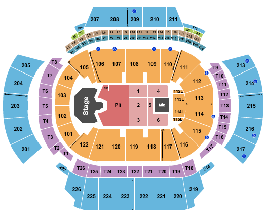 State Farm Arena - GA Seating Chart: Ghost