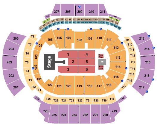 State Farm Arena - GA Seating Chart: Jonas Brothers 1