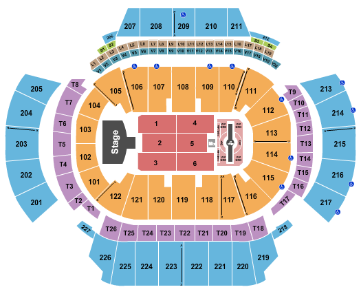 State Farm Arena - GA Seating Chart: Justin Timberlake