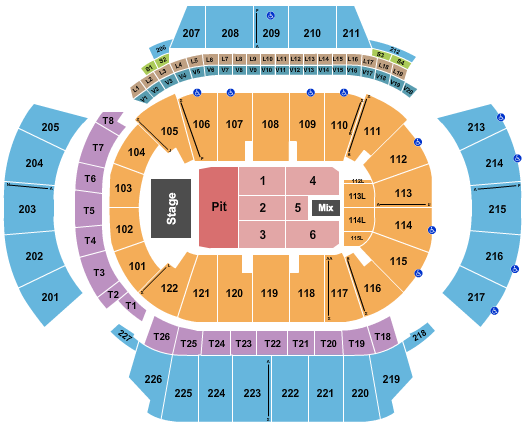 State Farm Arena - GA Seating Chart: Kacey Musgrave