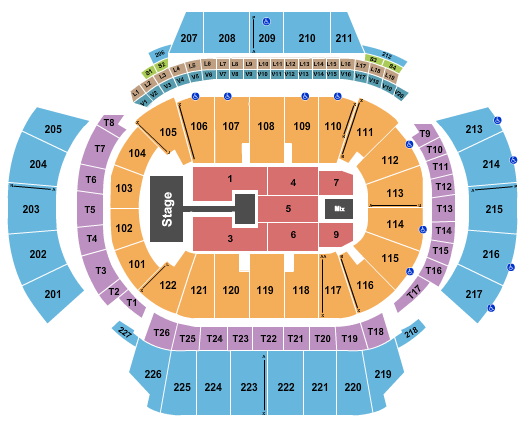 State Farm Arena - GA Seating Chart: Kirk Franklin