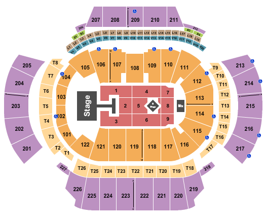 State Farm Arena - GA Seating Chart: Kylie Minogue