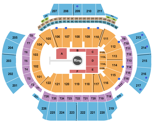 State Farm Arena - GA Seating Chart: MMA