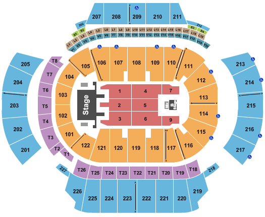 State Farm Arena - GA Seating Chart: Mana 2025