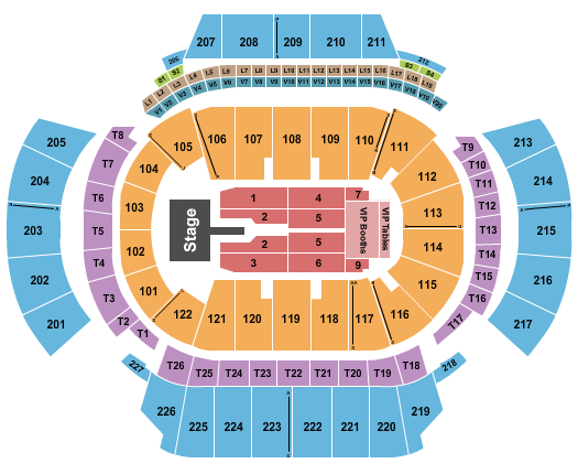 State Farm Arena - GA Seating Chart: Mary J. Blige