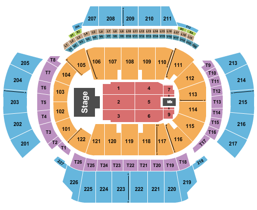 State Farm Arena - GA Seating Chart: Paul McCartney