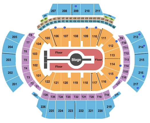 State Farm Arena - GA Seating Chart: Rod Wave