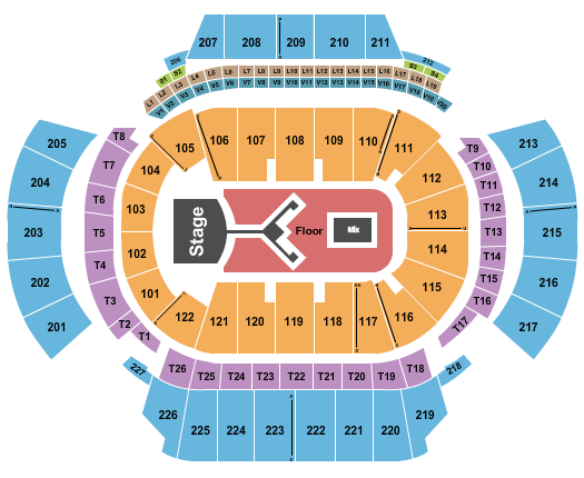 State Farm Arena - GA Seating Chart: Shinedown