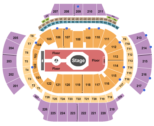 State Farm Arena - GA Seating Chart: Tame Impala