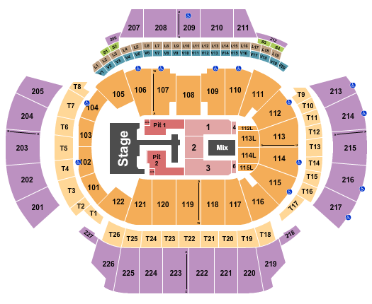 State Farm Arena - GA Seating Chart: Teddy Swims