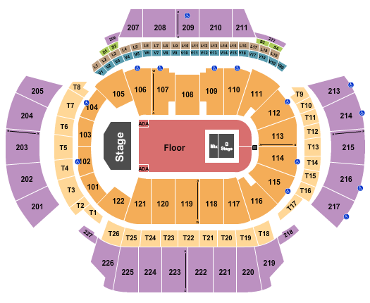 State Farm Arena - GA Seating Chart: Tyler The Creator