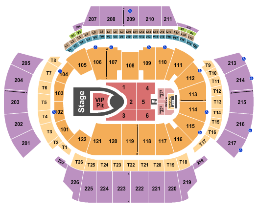 State Farm Arena - GA Seating Chart: Usher 2