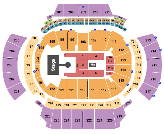 State Farm Arena - GA Seating Chart: Weezer