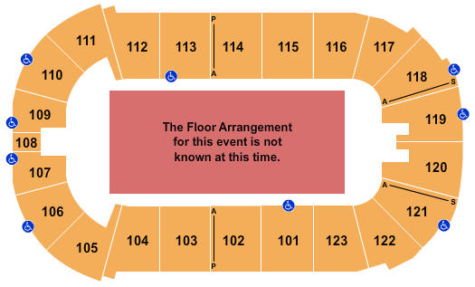 Payne Arena Seating Chart: Generic Floor