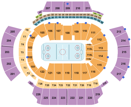 State Farm Arena - GA Seating Chart: Hockey