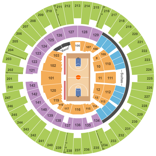 Doak Campbell Stadium Detailed Seating Chart