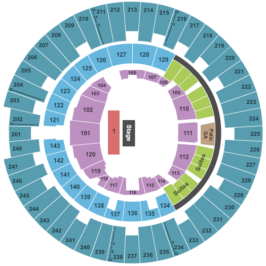 Amway Center Concert Seating Chart