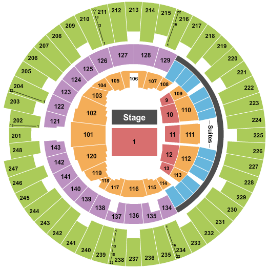 State Farm Center Seating Chart: Comedy