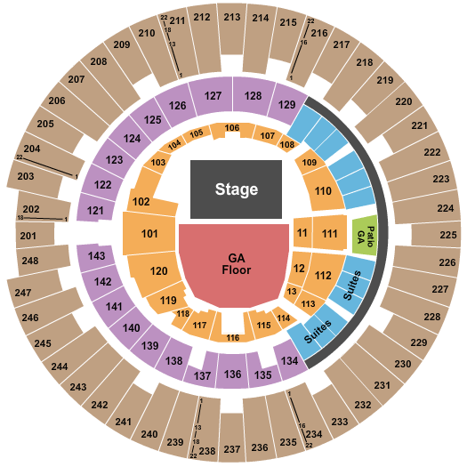 State Farm Center Seating Chart: Jake Owen