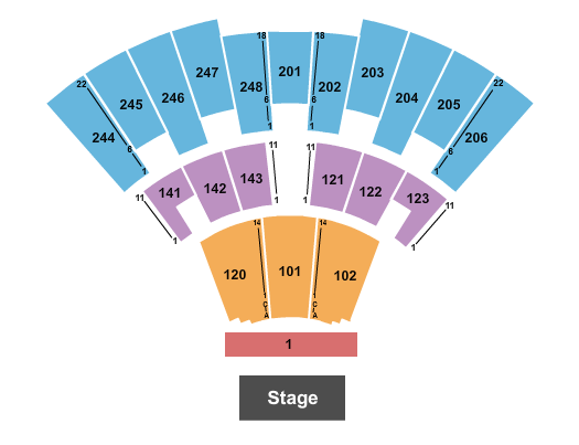 State Farm Center Seating Chart: Theatre 3