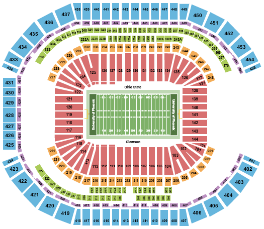 Buy Ohio State Buckeyes Football Tickets, Seating Charts for ...