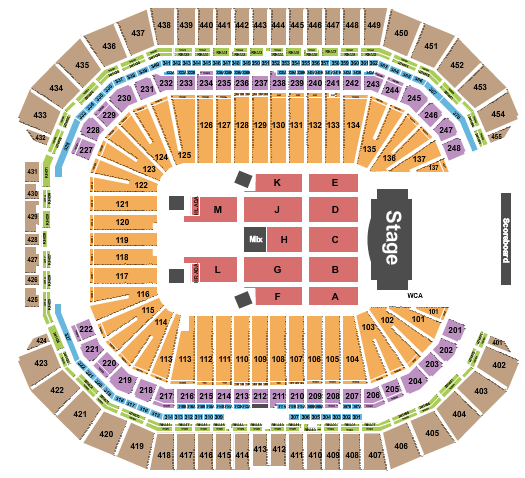 State Farm Stadium Seating Chart: Bruno Mars