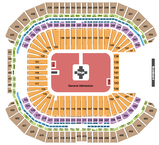 State Farm Stadium Seating Chart: Zach Bryan