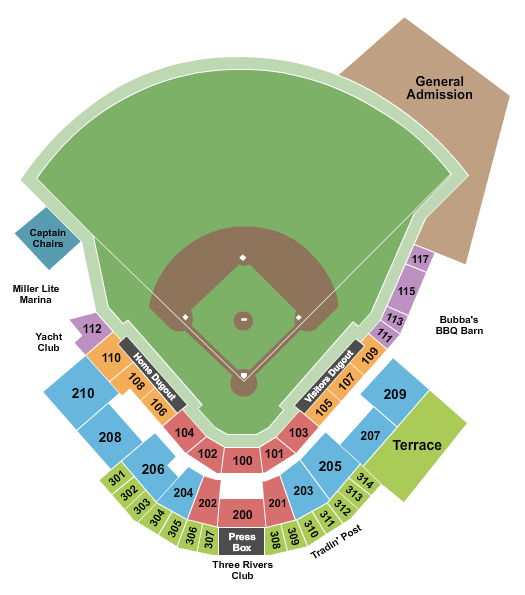Rome Braves Stadium Seating Chart