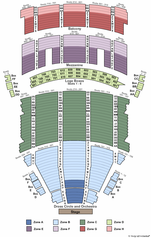 State Theater Cleveland Seating Chart