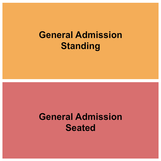 State Theatre Greenville Seating Chart: GA Standing/Seated