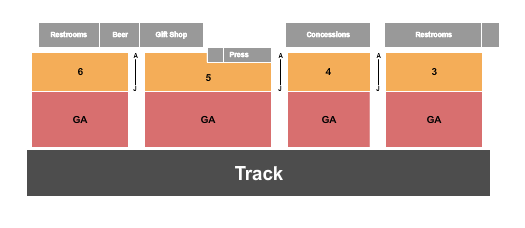 Stateline Speedway Seating Chart: Racing