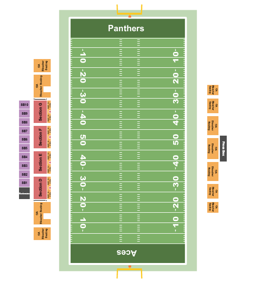 Steele Stadium Seating Chart