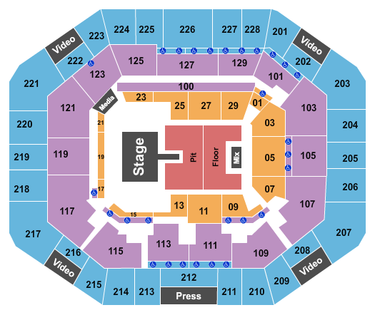 Stephen C. O'Connell Center Seating Chart: Parker McCollum