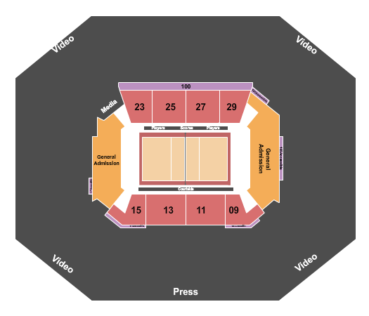 Stephen C. O'Connell Center Seating Chart: Volleyball