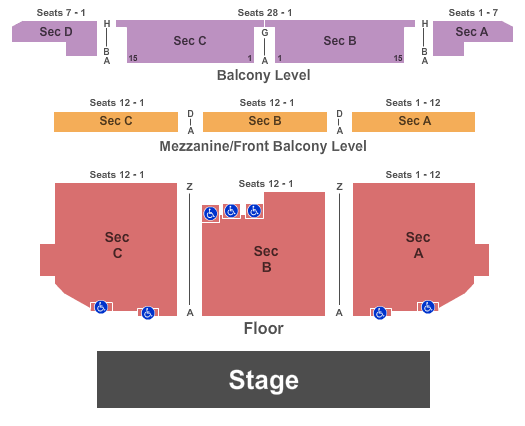 Beau Rivage Theater Seating Chart