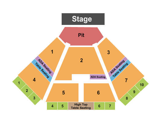 Stockbridge Amphitheater Seating Chart: Endstage Pit