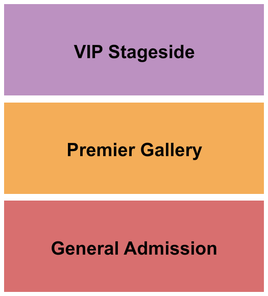 Stocker Farms Seating Chart: GA/VIP Stageside/Premier Gallery