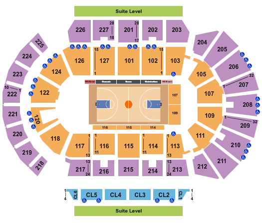 Adventist Health Arena Seating Chart: Basketball - Globetrotters