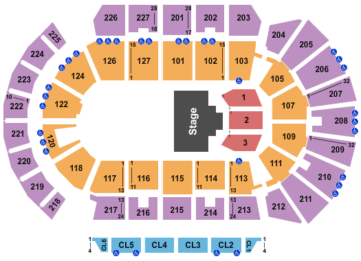 Adventist Health Arena Seating Chart: Paw Patrol Live