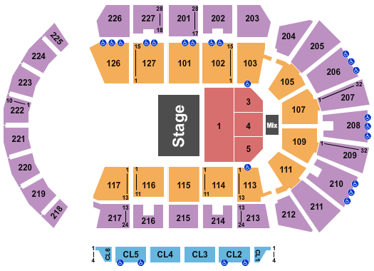 Stockton Kings Arena Seating Chart