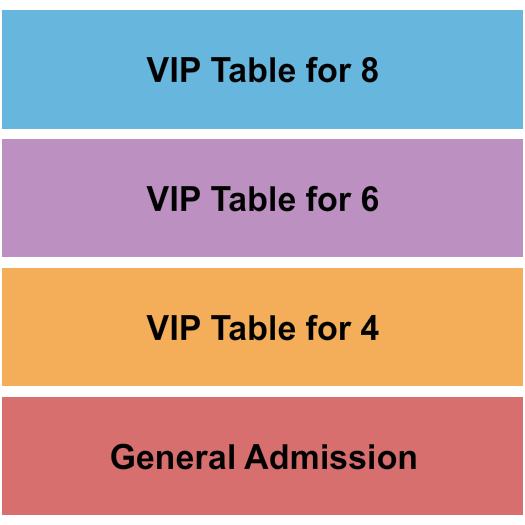 Stockton Memorial Civic Auditorium Seating Chart: GA/Table 4.6.8